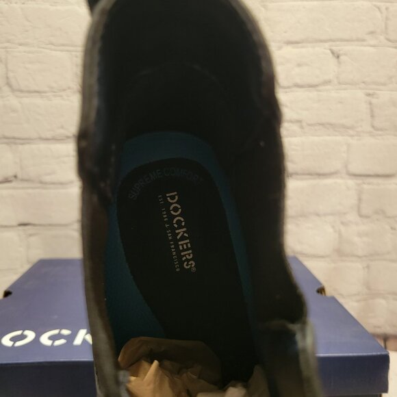 Dockers Men's Townsend Slip Resistant Faux Leather Comfort Boots - Picture 6 of 8